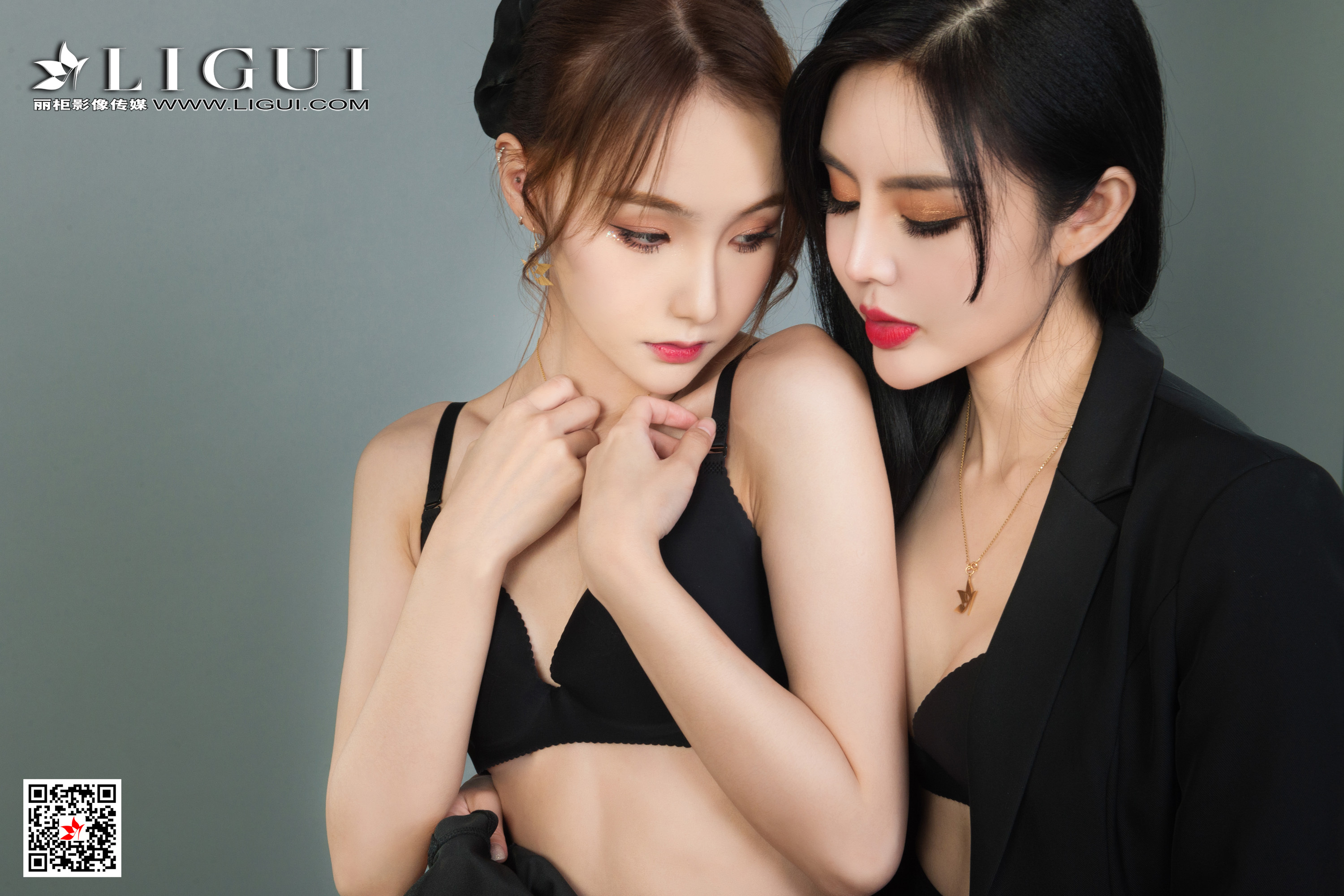 Ligui丽柜 2021.08.06 网络丽人 Model 凉儿&心心